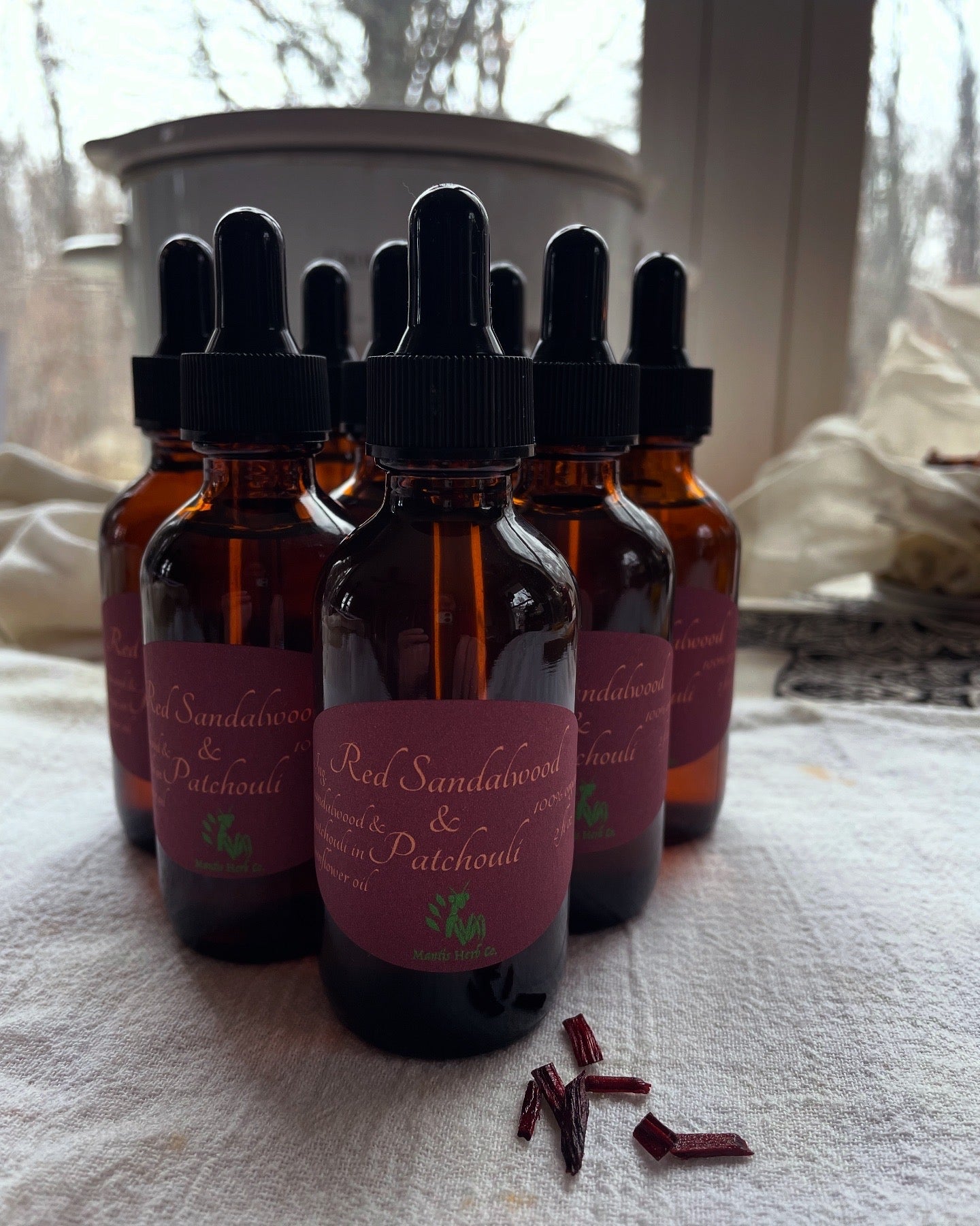 Sandalwood, & Patchouli oil